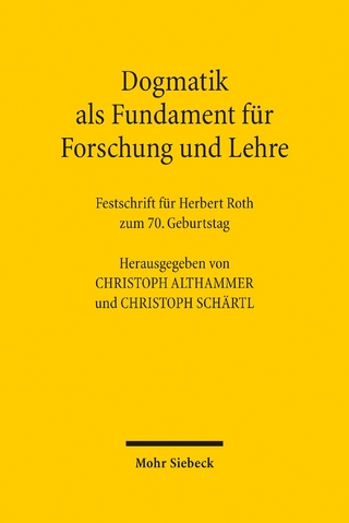 Dogmatik als Fundament für Forschung und Lehre