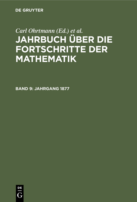 Jahrgang 1877 - 