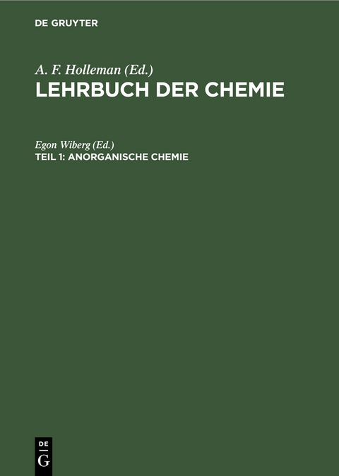 Anorganische Chemie - 
