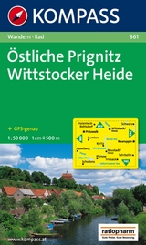 KOMPASS Wanderkarte 861 &Ouml;stliche Prignitz - Wittstocker Heide 1:50.000