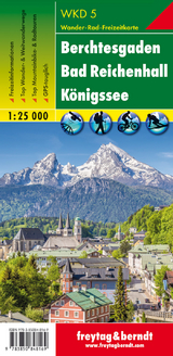 Berchtesgaden - Bad Reichenhall - K&ouml;nigssee, Wanderkarte 1:25.000 - 