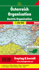 &Ouml;sterreich Organisation, 1:500.000, Poster - 