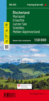 WK 031 &Ouml;tscherland - Mariazell - Erlauftal - Lunzer See - Scheibbs - Melker Alpenvorland, Wanderkarte 1:50.000