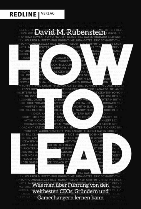 How to lead -  David Rubenstein