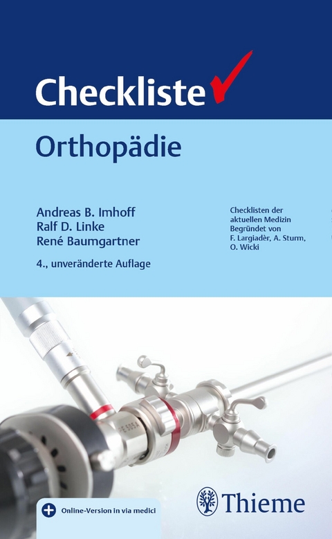 Checkliste Orthop&auml;die - 