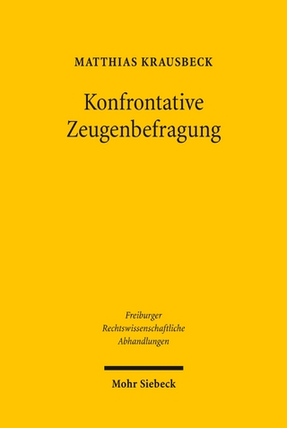 Konfrontative Zeugenbefragung
