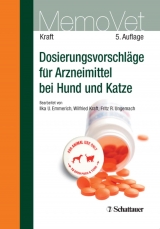 Dosierungsvorschläge für Arzneimittel bei Hund und Katze - Kraft, Wilfried; Ungemach, Fritz R; Emmerich, Ilka U.