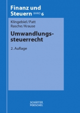 Umwandlungssteuerrecht - Klingebiel, Jörg; Patt, Joachim; Rasche, Ralf; Krause, Torsten