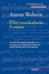&Uuml;ber musikalische Formen - Anton Webern
