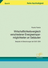 Wirtschaftlichkeitsvergleich verschiedener Energieeinsparm&ouml;glichkeiten an Geb&auml;uden - Ricardo Pawlik