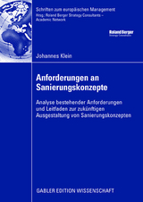 Anforderungen an Sanierungskonzepte - Johannes Klein