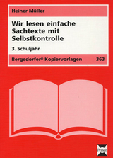 Wir lesen einfache Sachtexte - 3. Klasse - Heiner M&uuml;ller