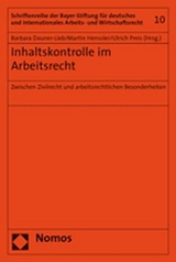 Inhaltskontrolle im Arbeitsrecht - 