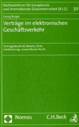 Vertr&auml;ge im elektronischen Gesch&auml;ftsverkehr - Georg Borges