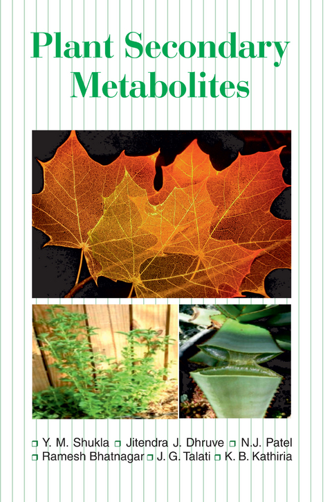 Plant Secondary Metabolities -  Y. M Shukla