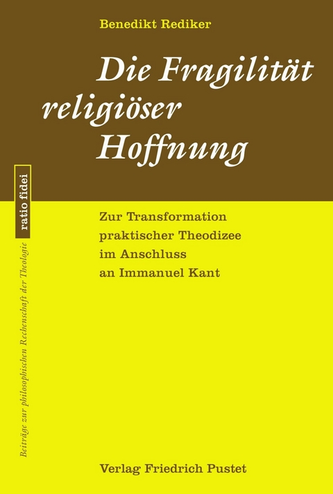 Fragilit&auml;t religi&ouml;ser Hoffnung - Benedikt Rediker