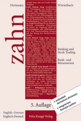 W&ouml;rterbuch f&uuml;r das Bank- und B&ouml;rsenwesen - Englisch-Deutsch - Hans E Zahn