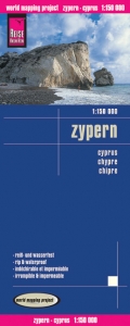Reise Know-How Landkarte Zypern (1:150.000) - Peter Rump Verlag