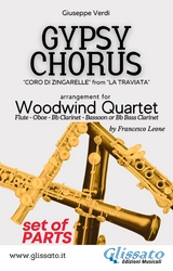 Woodwind Quartet "Gypsy Chorus" score & parts - Giuseppe Verdi