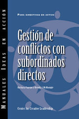 Managing Conflict with Direct Reports (International Spanish) - Barbara Popejoy, Brenda J. McManigle