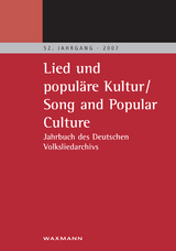 Lied und popul&auml;re Kultur /Song and Popular Culture - 