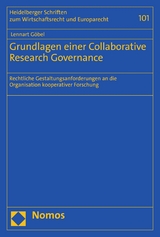 Grundlagen einer Collaborative Research Governance - Lennart G&ouml;bel
