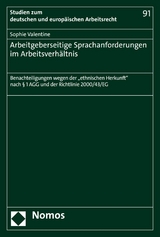 Arbeitgeberseitige Sprachanforderungen im Arbeitsverh&auml;ltnis - Sophie Valentine