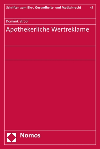 Apothekerliche Wertreklame
