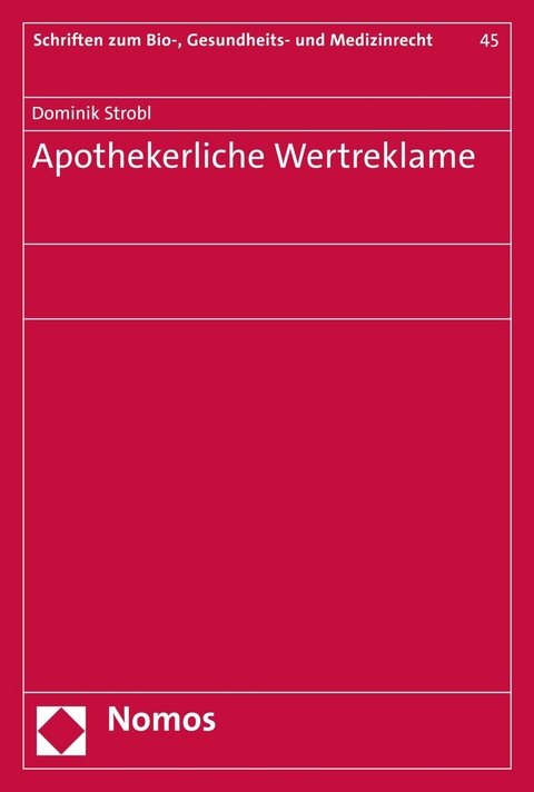 Apothekerliche Wertreklame - Dominik Strobl