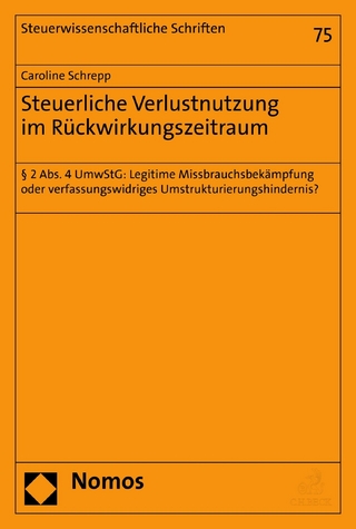Steuerliche Verlustnutzung im Rückwirkungszeitraum