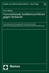 Transnationale Sanktionsverfahren gegen Verb&auml;nde - Kilian Wegner