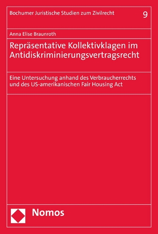 Repräsentative Kollektivklagen im Antidiskriminierungsvertragsrecht