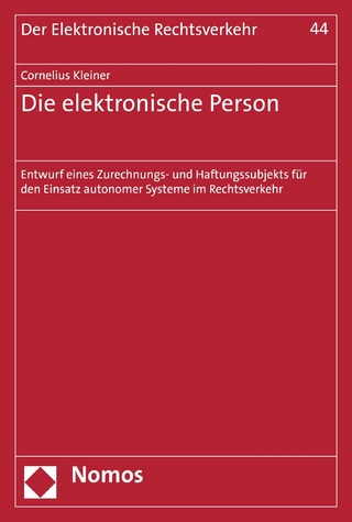 Die elektronische Person