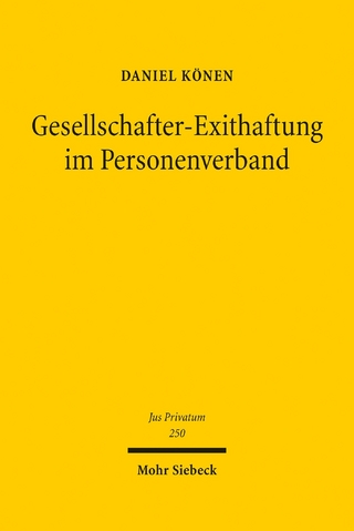 Gesellschafter-Exithaftung im Personenverband
