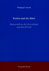 Pu&scaron;kin und die Bibel - Wolfgang Conradi
