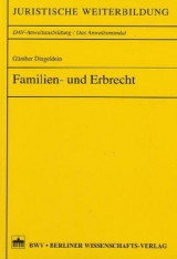 Familien- und Erbrecht - G&uuml;nther Dingeldein