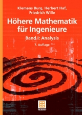 Höhere Mathematik für Ingenieure / Analysis - Klemens Burg, Herbert Haf, Friedrich Wille