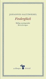 Findergl&uuml;ck - Johannes Saltzwedel