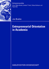 Entrepreneurial Orientation in Academia - Jan Boehm