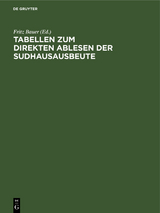 Tabellen zum direkten Ablesen der Sudhausausbeute - 