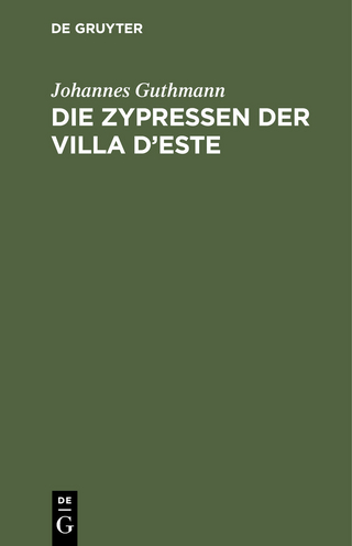 Die Zypressen der Villa d'Este