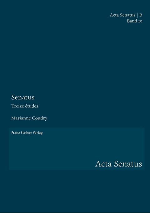 Senatus -  Marianne Coudry