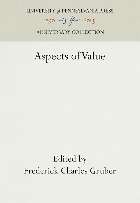 Aspects of Value - 