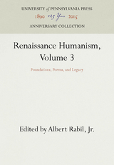 Renaissance Humanism, Volume 3 - 