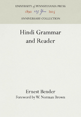 Hindi Grammar and Reader - Ernest Bender