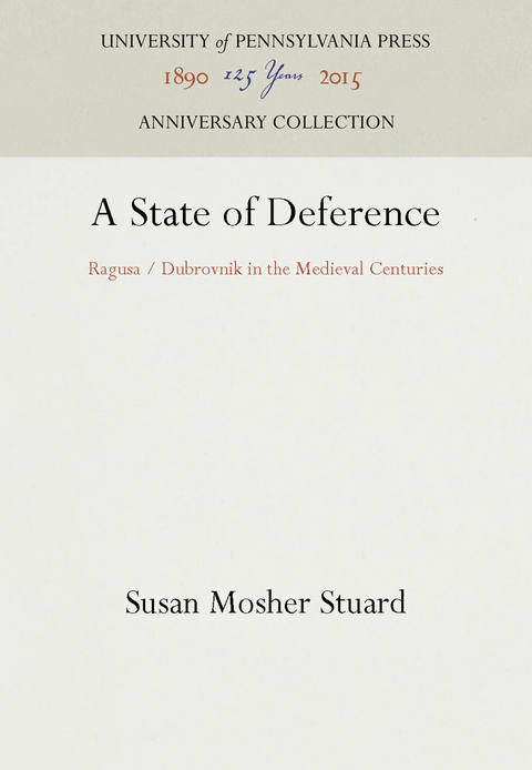 A State of Deference - Susan Mosher Stuard