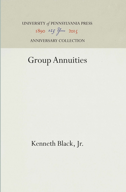 Group Annuities - Kenneth Black Jr.