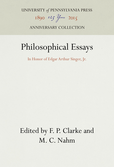Philosophical Essays - 