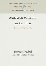 With Walt Whitman in Camden - Horace Traubel