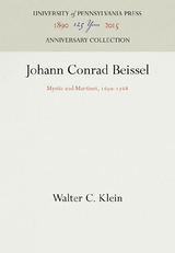 Johann Conrad Beissel - Walter C. Klein